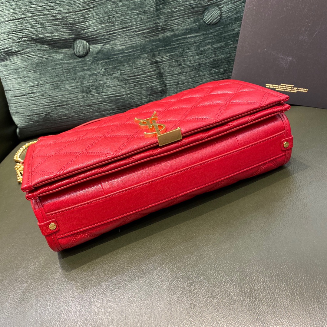 SAINT LAURENT 𝘽𝙀𝘾𝙆𝙔 𝟮𝟱𝙘𝙢   #629426 original leather.JD