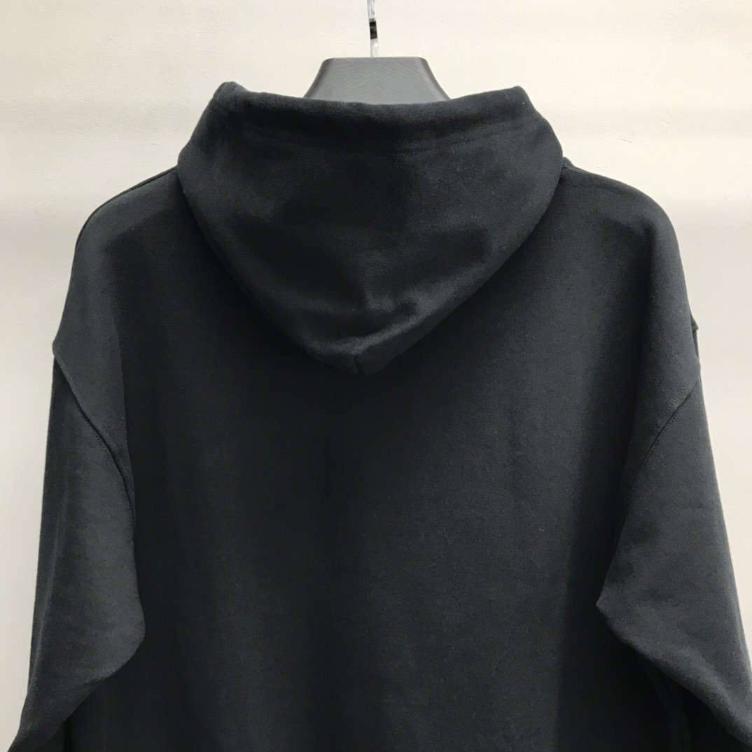 Balenciaga lock hooded sweatshirt