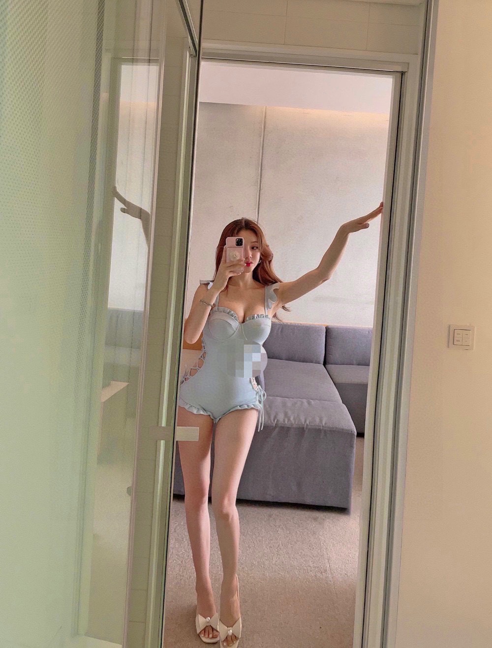 miumiu mu mu princess style one piece swimming costume