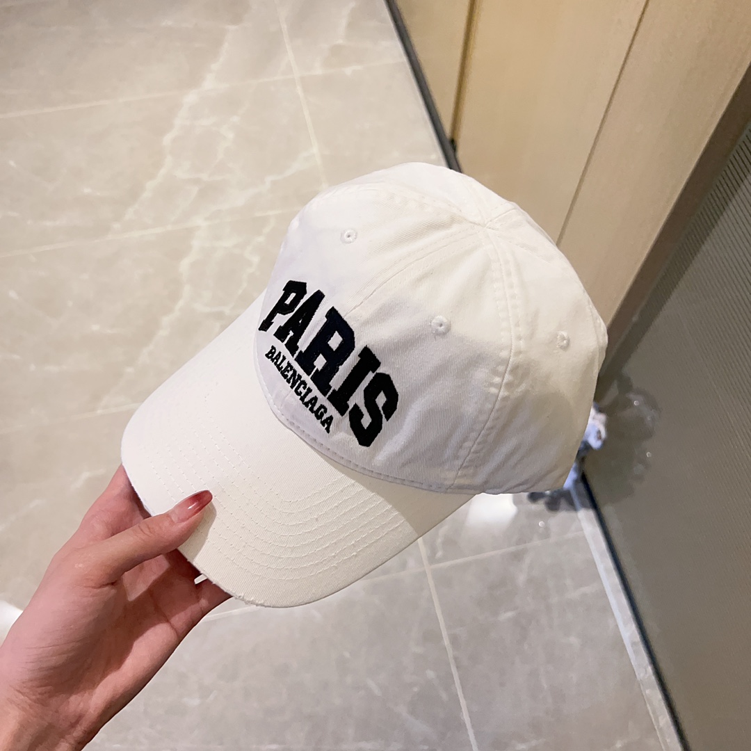 [Balenciaga] 2023 new style embroidered baseball cap
