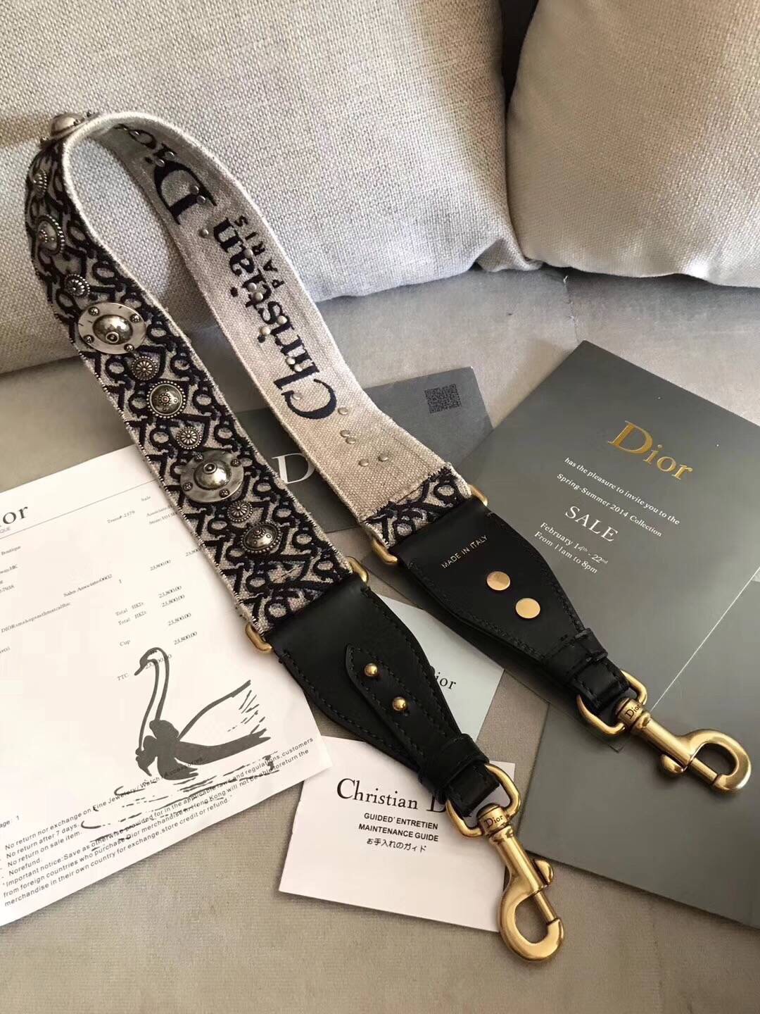 Dior retro Roman straps