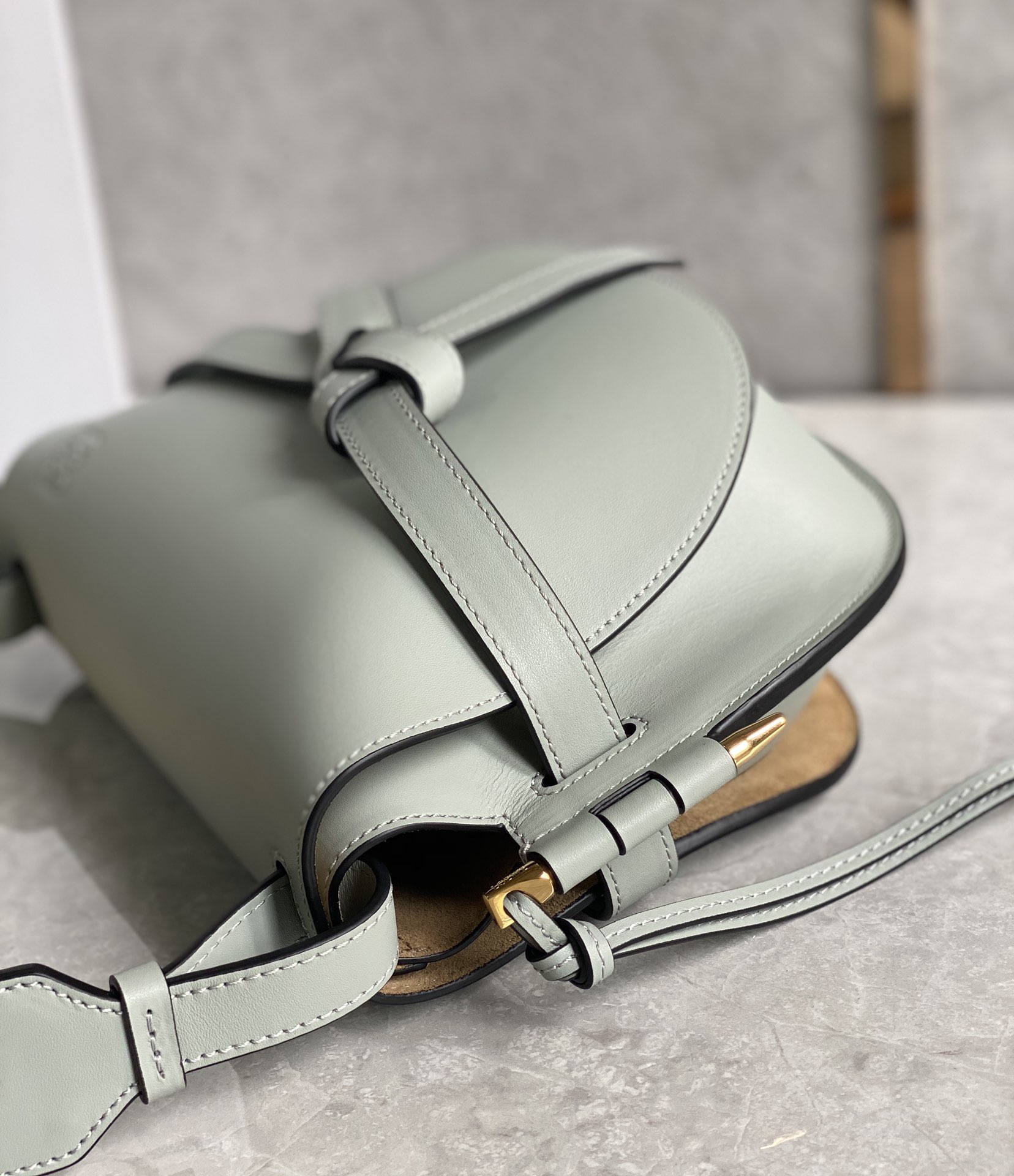 LOEWE upgraded letter wide shoulder strap saddle bag