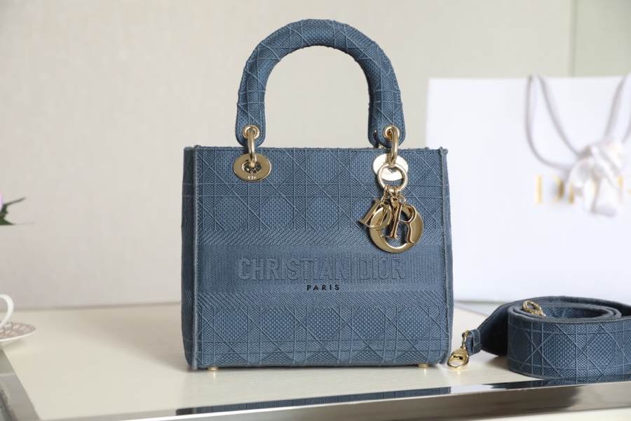 Dior Lady D-LITE five-panel Daffy Vine check embroidery DR-031