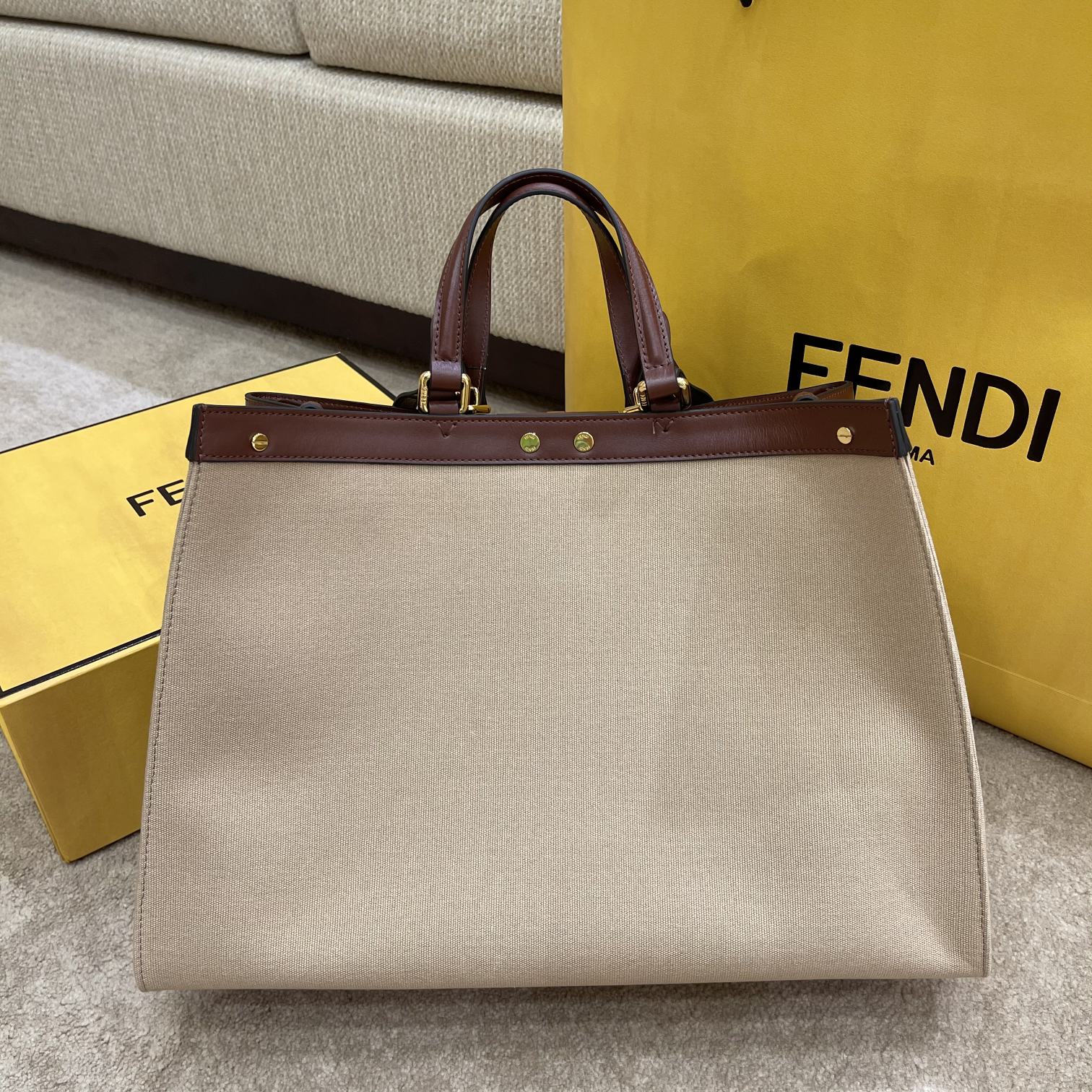 FENDI latest Peekaboo X-Tote