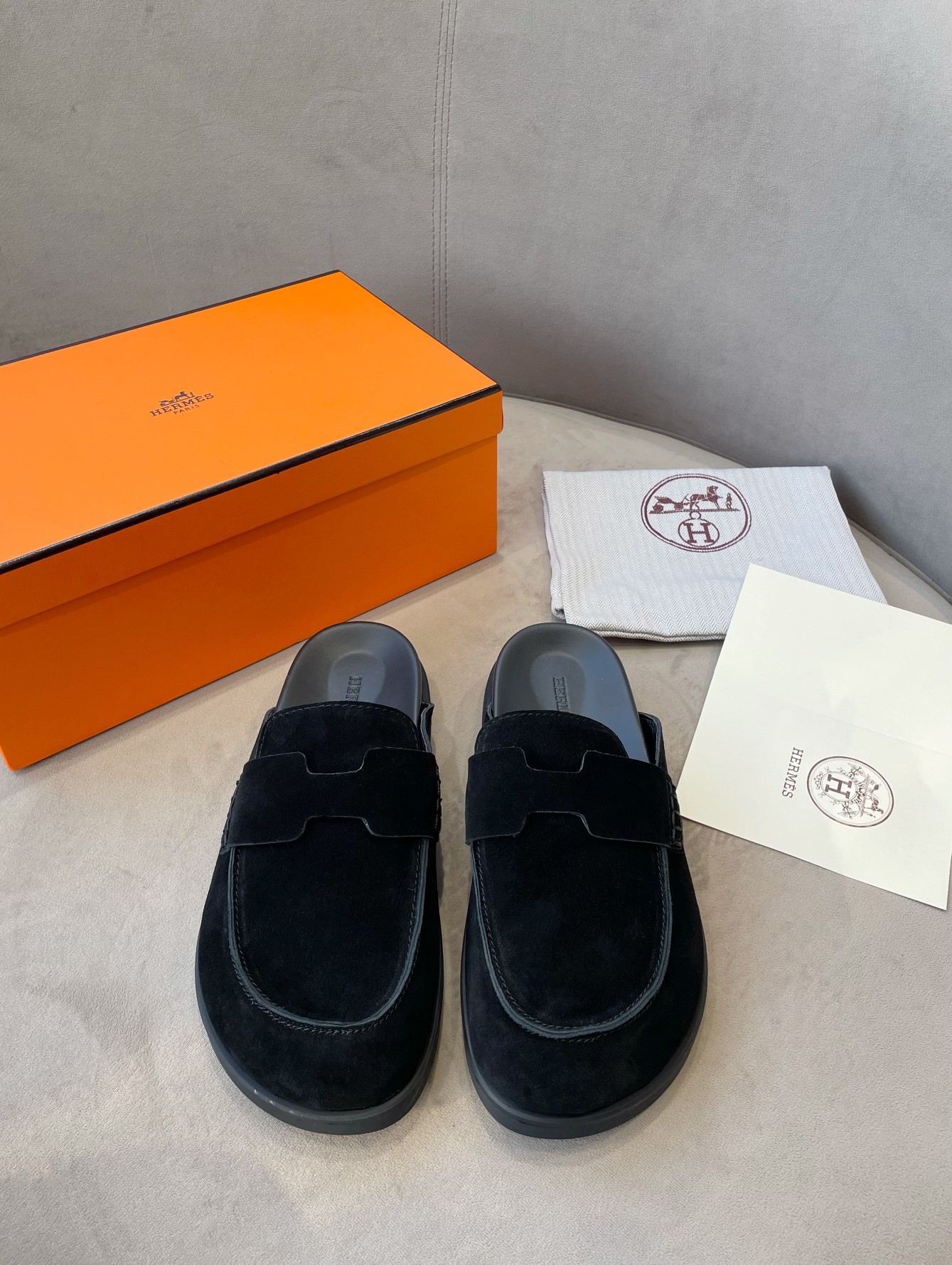 Hermes Birkenstock Mules