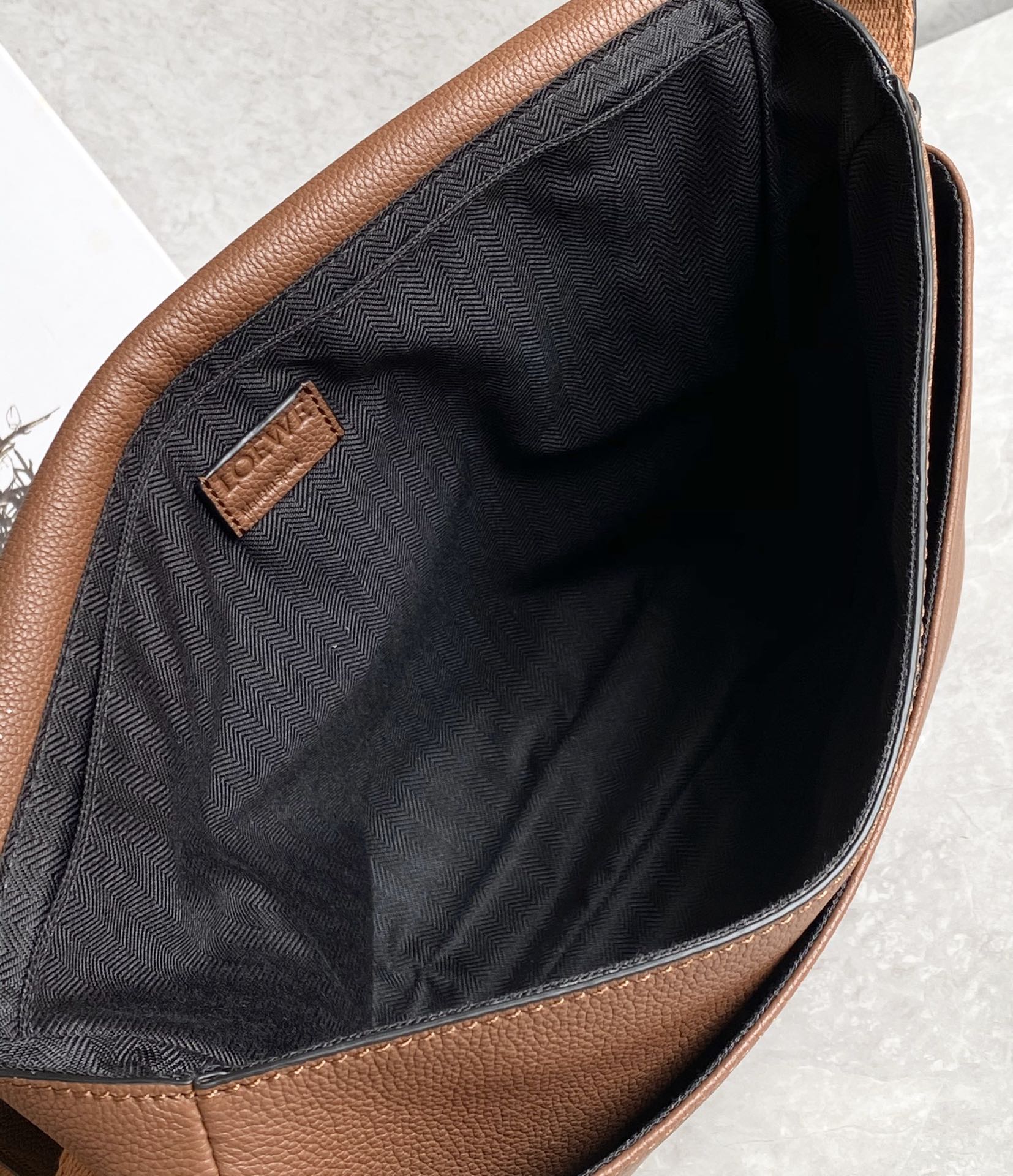 LOEWE latest military messenger bag