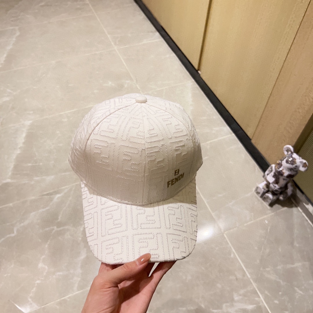 [Fendi] 2023 New Embroidered Simple Baseball Cap