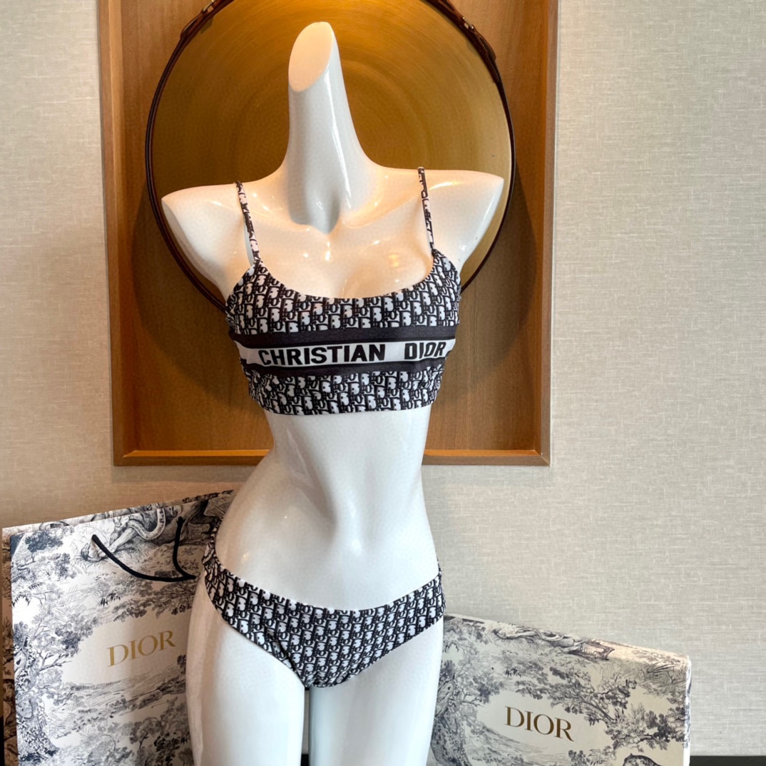 Dior new split swimsuit
