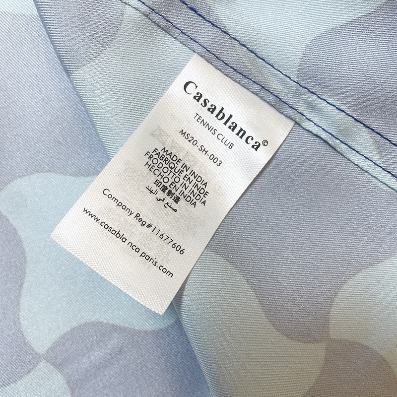 Casablanca Diamond-shaped castle, loose and trendy brand of short sleeves