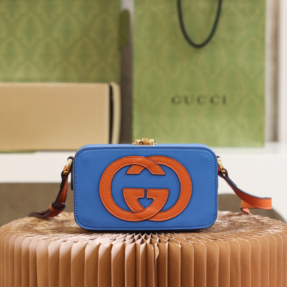 GUCCI box bag high-level color contrast design #658230