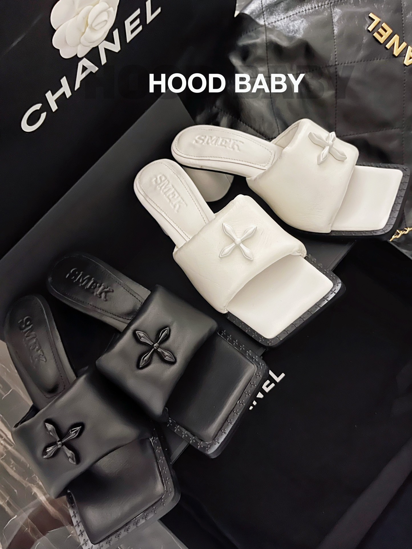 𝐒𝐌𝐅𝐊 ｜𝟐𝟎𝟐𝟐/𝐒𝐒 𝐧𝐞𝐰 SMFK new high heeled slippers uppers imported sheepskin rubber non-slip outsole