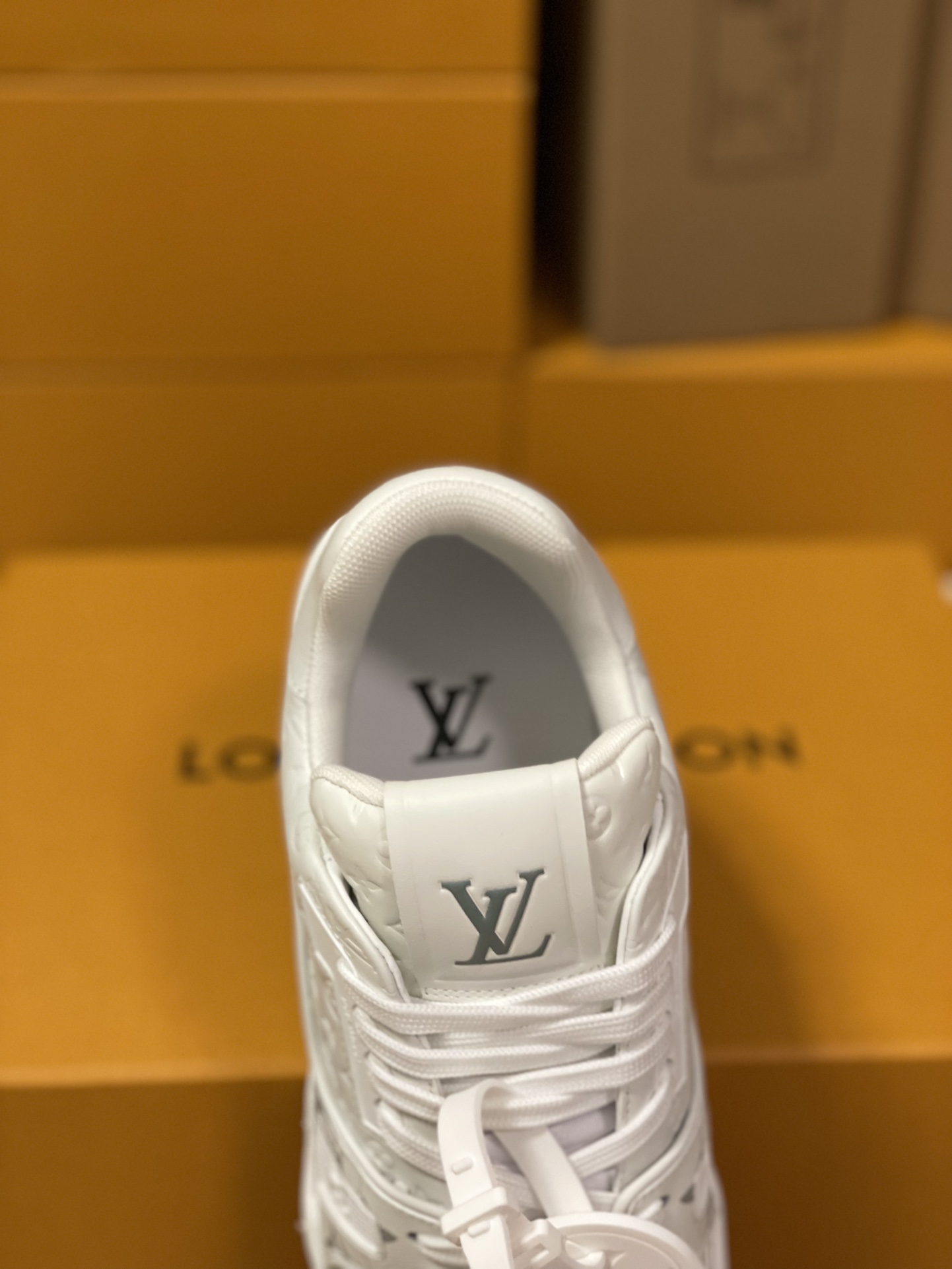 Louis Vuitton Trainer Sneakers Couple Model LD 0727