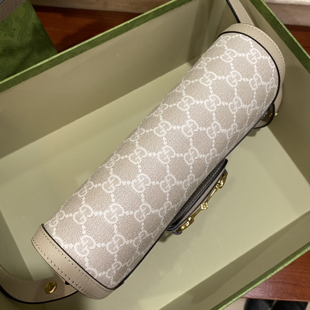 GUCCI Mini sac GG Horsebit saddle bag #602204#