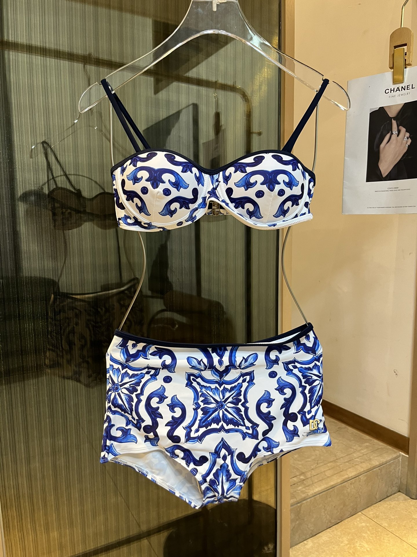 Versace high waist bikini