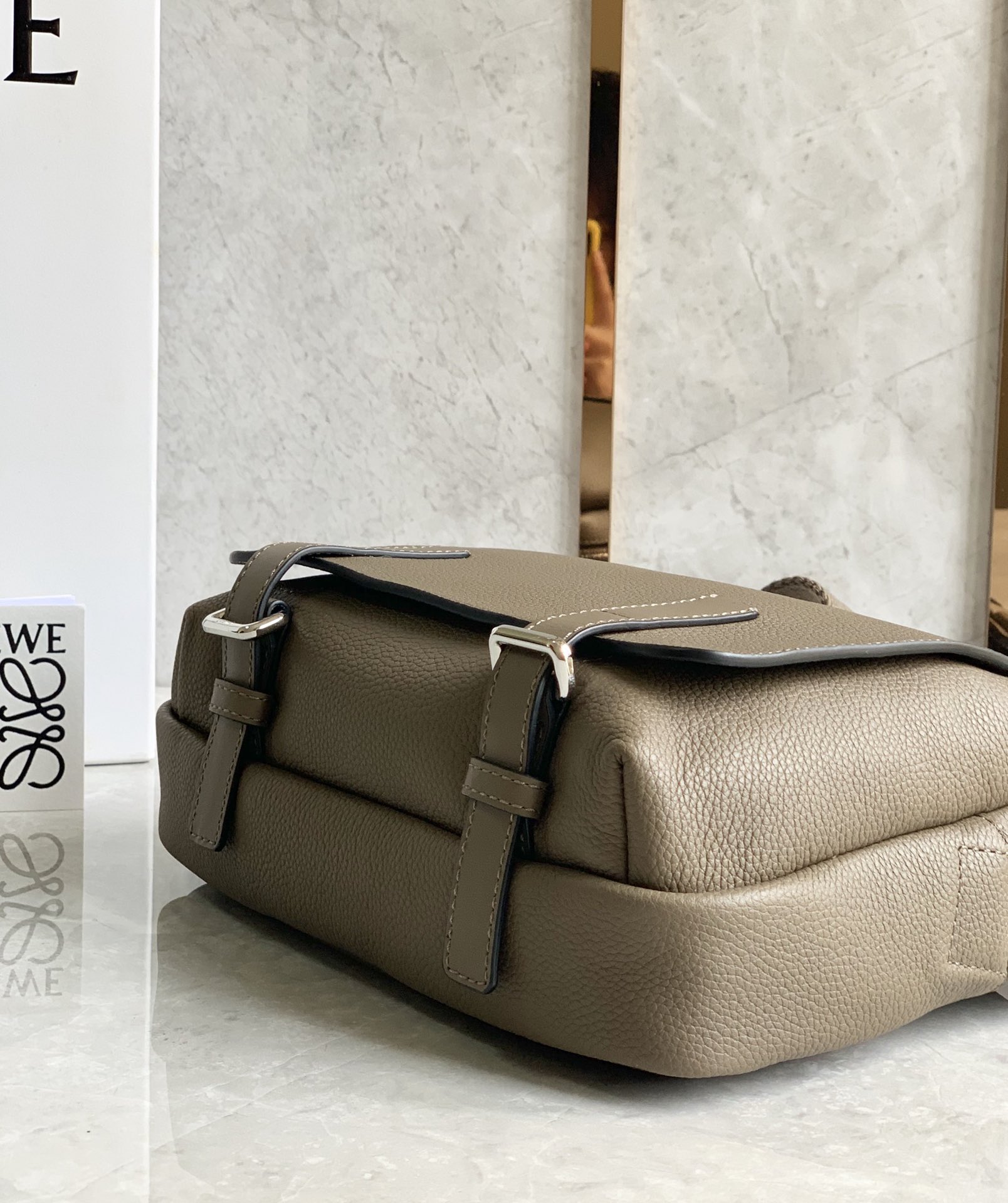 LOEWE latest military messenger bag
