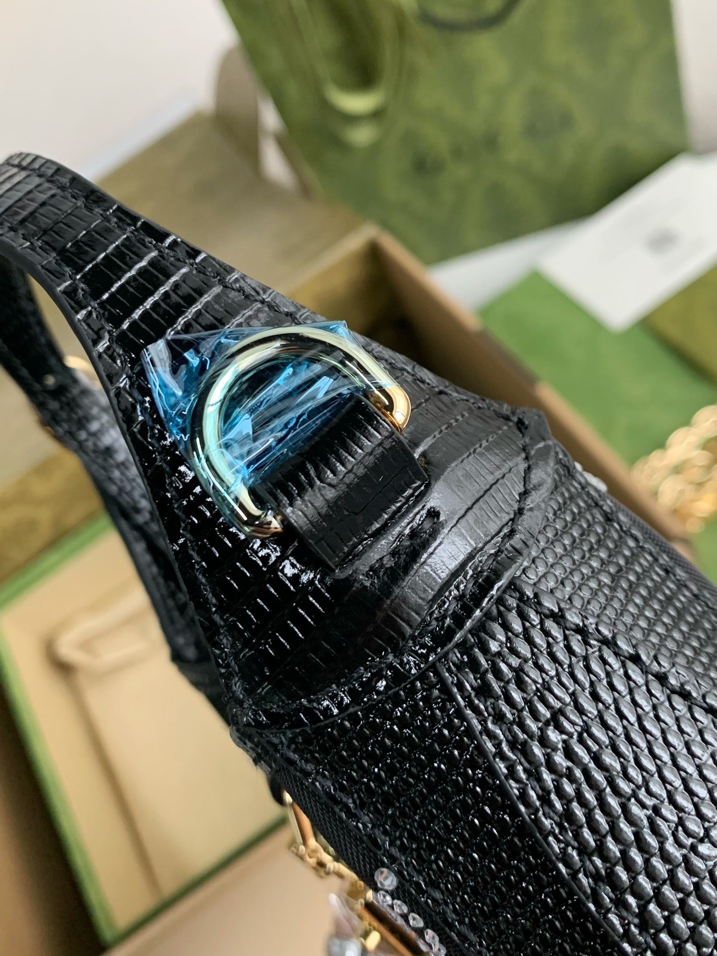 Gucci Jackie 1961 series mini handbag 19*13*3cm