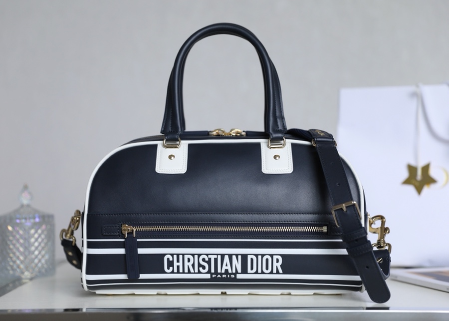 DIOR VIBE zipper bowling bag