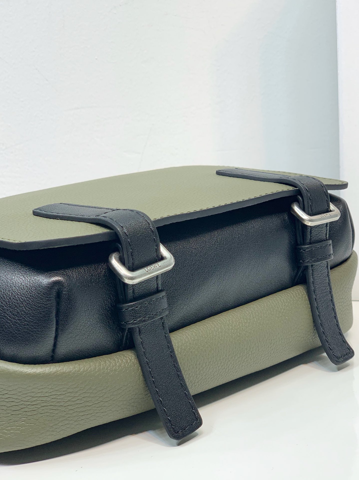LOEWE latest military messenger bag