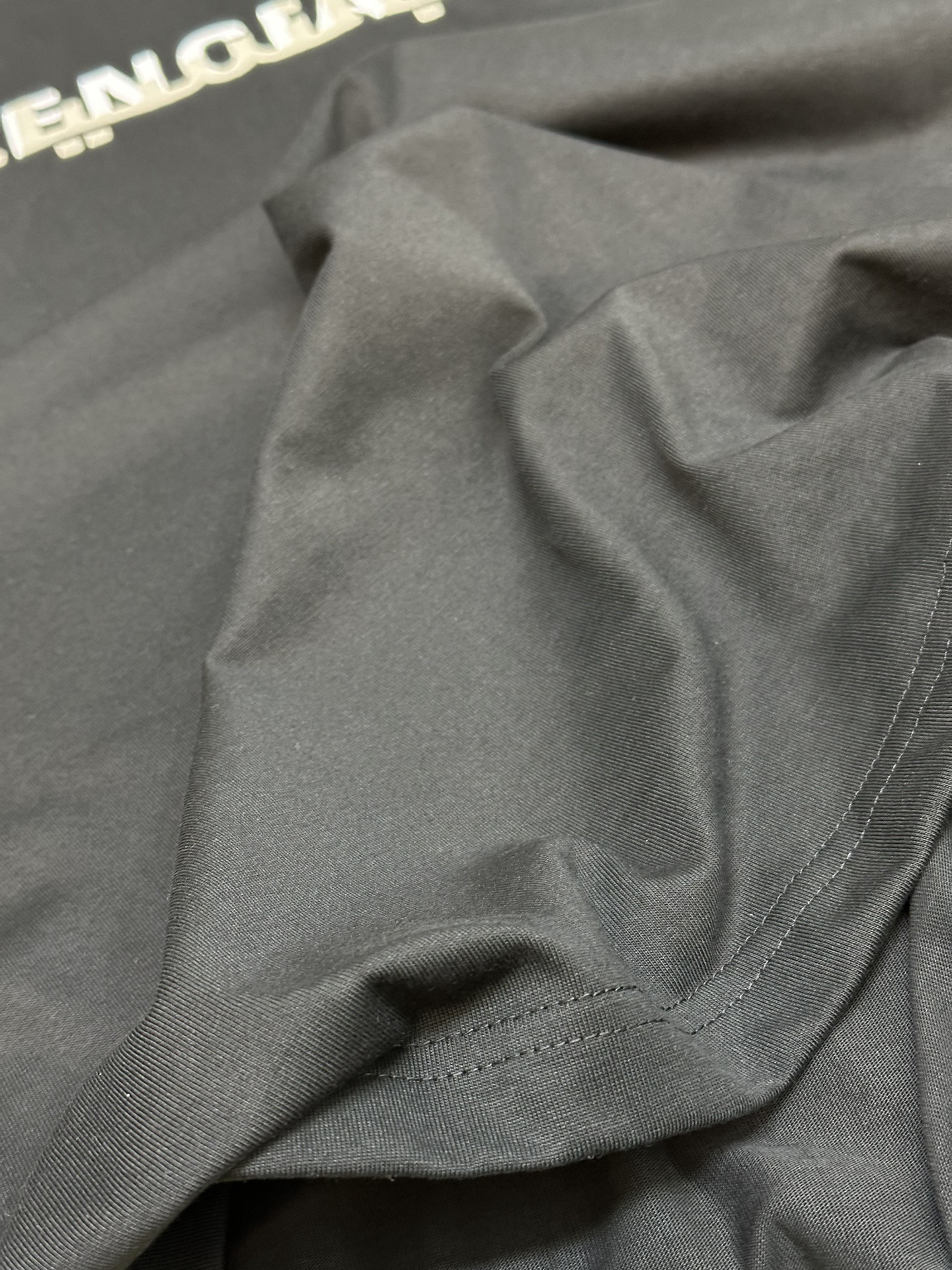 Balenciaga double back embroidered short sleeves