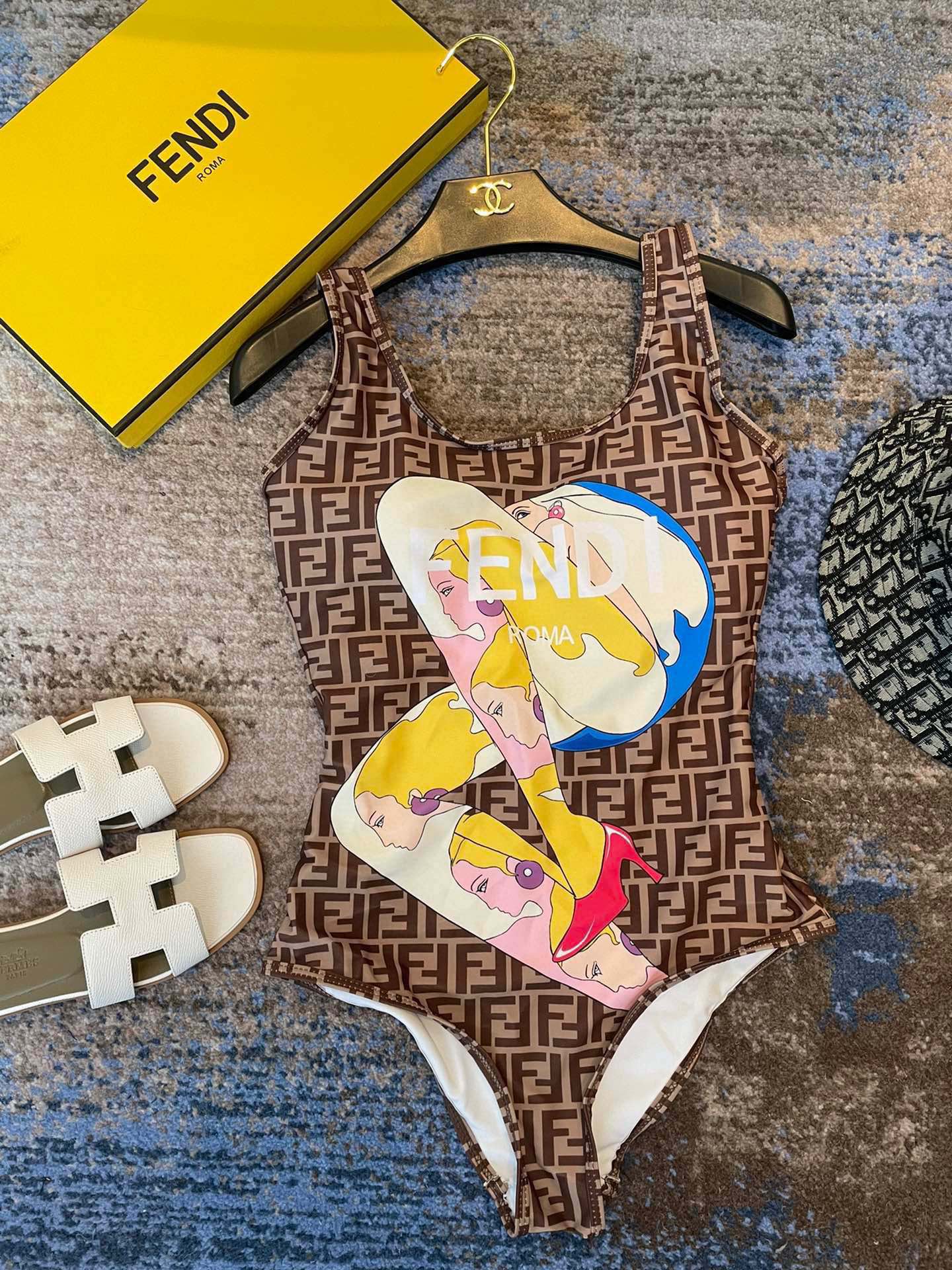 fendi one piece swimsuit
