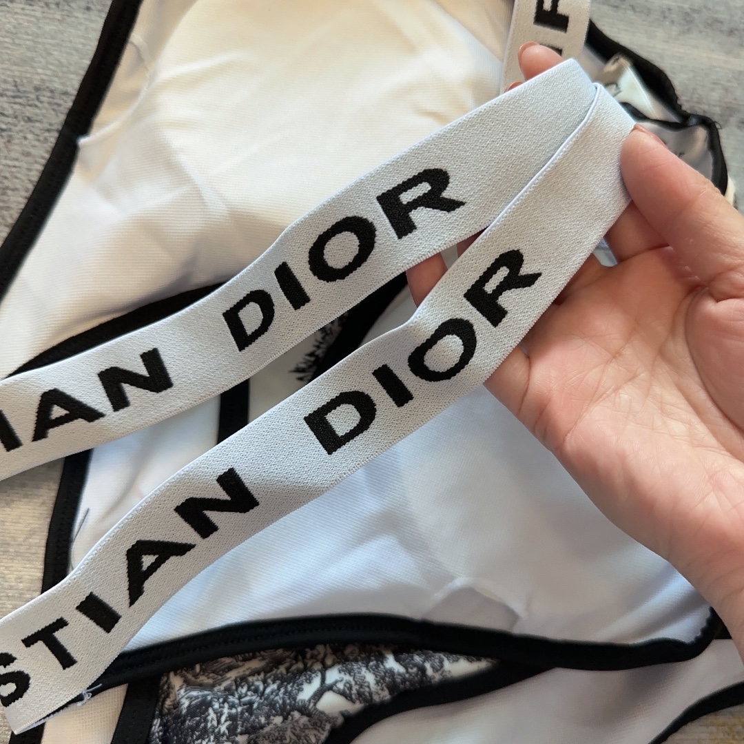 dior zoo series swimsuit