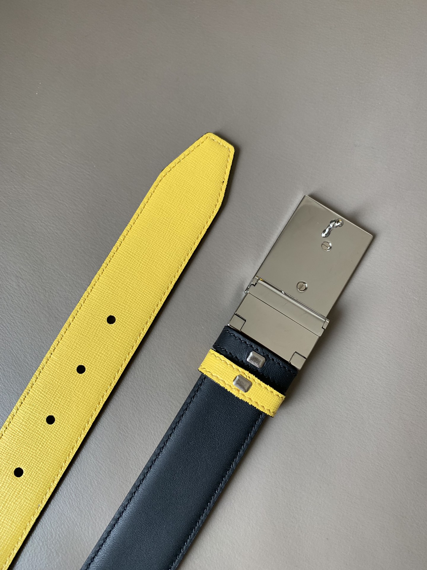 FENDI casual reversible belt