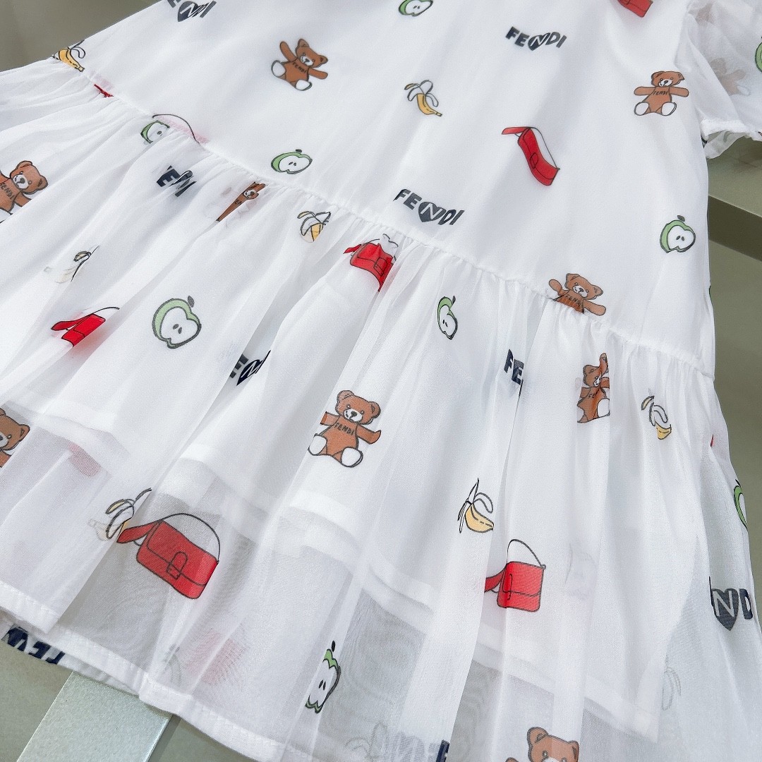 Fendi 2024 new girls skirt suit