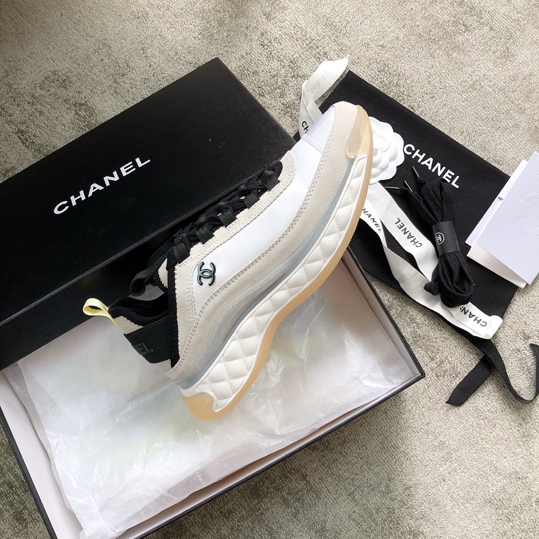 CHANEL sneakers classic small incense sneakers cowhide sheepskin leather genuine leather sole