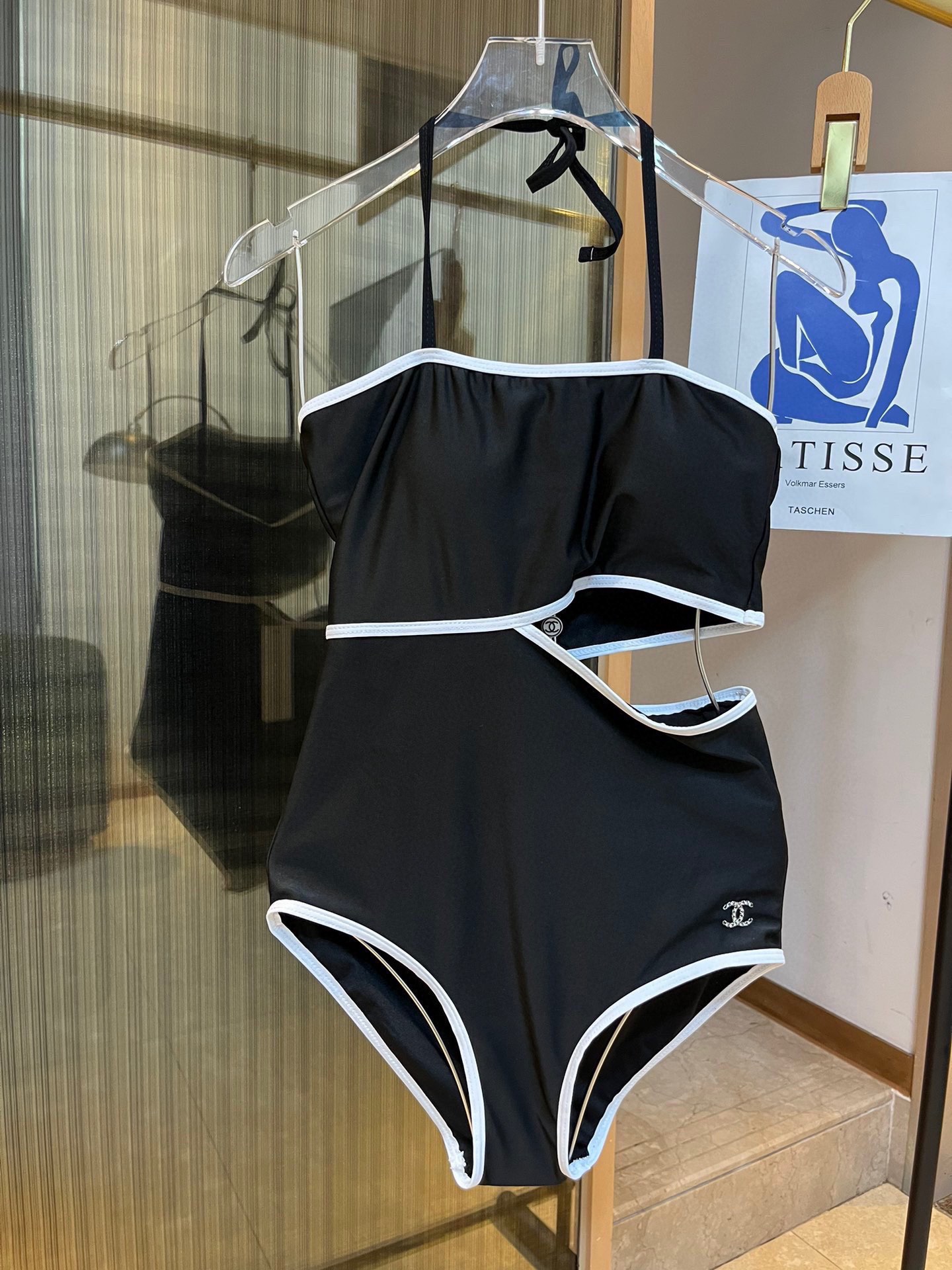 CHANEL One-piece swimming costume bikini