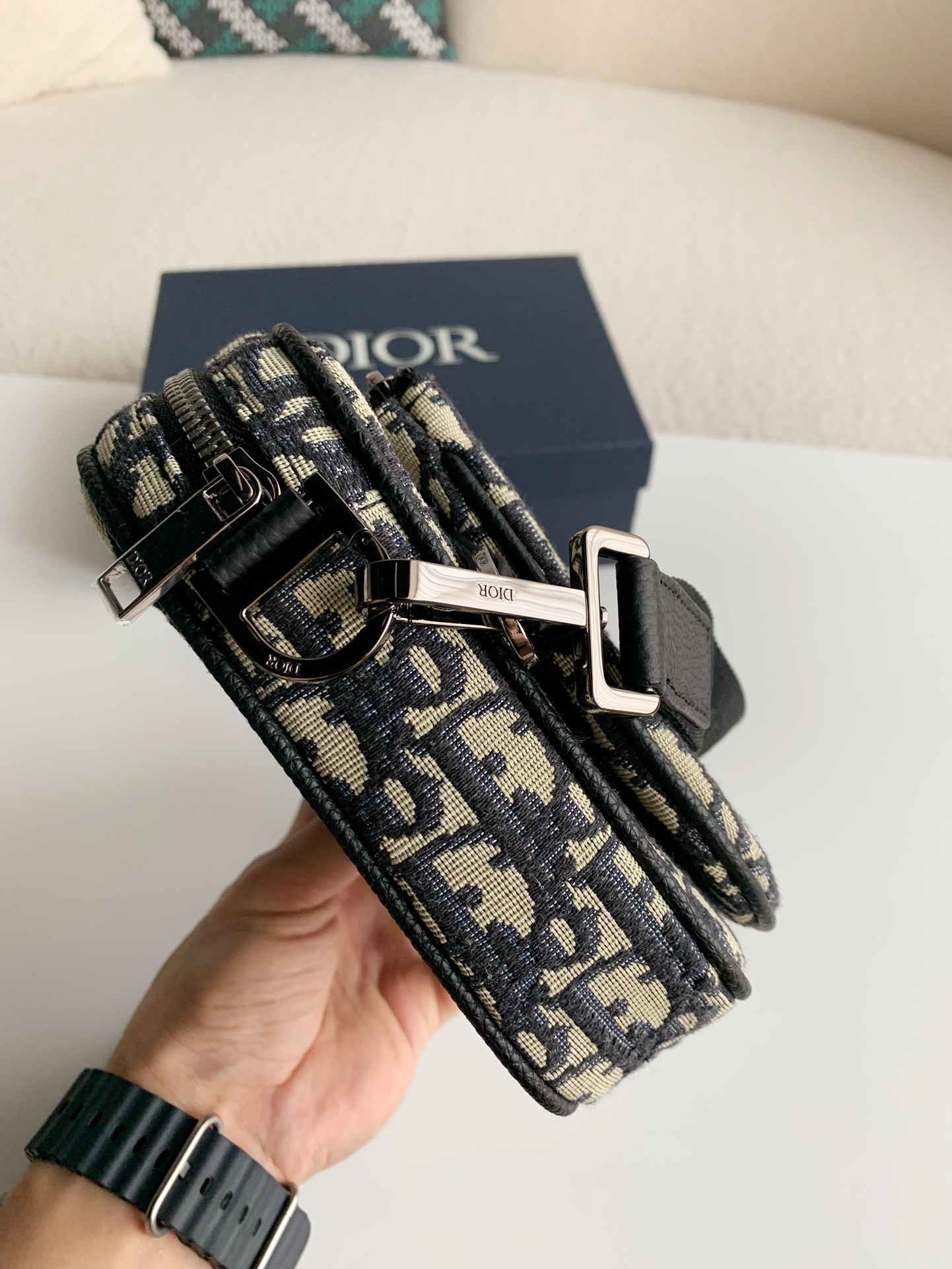 DIOR Men's SAFARI Messenger Bag, Top Quality Size：18*25*5cm