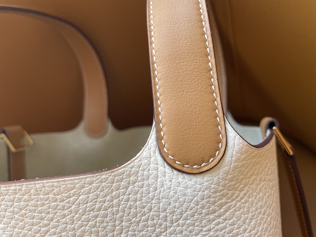 picotin18 cream white tc spelled sesame swift leather