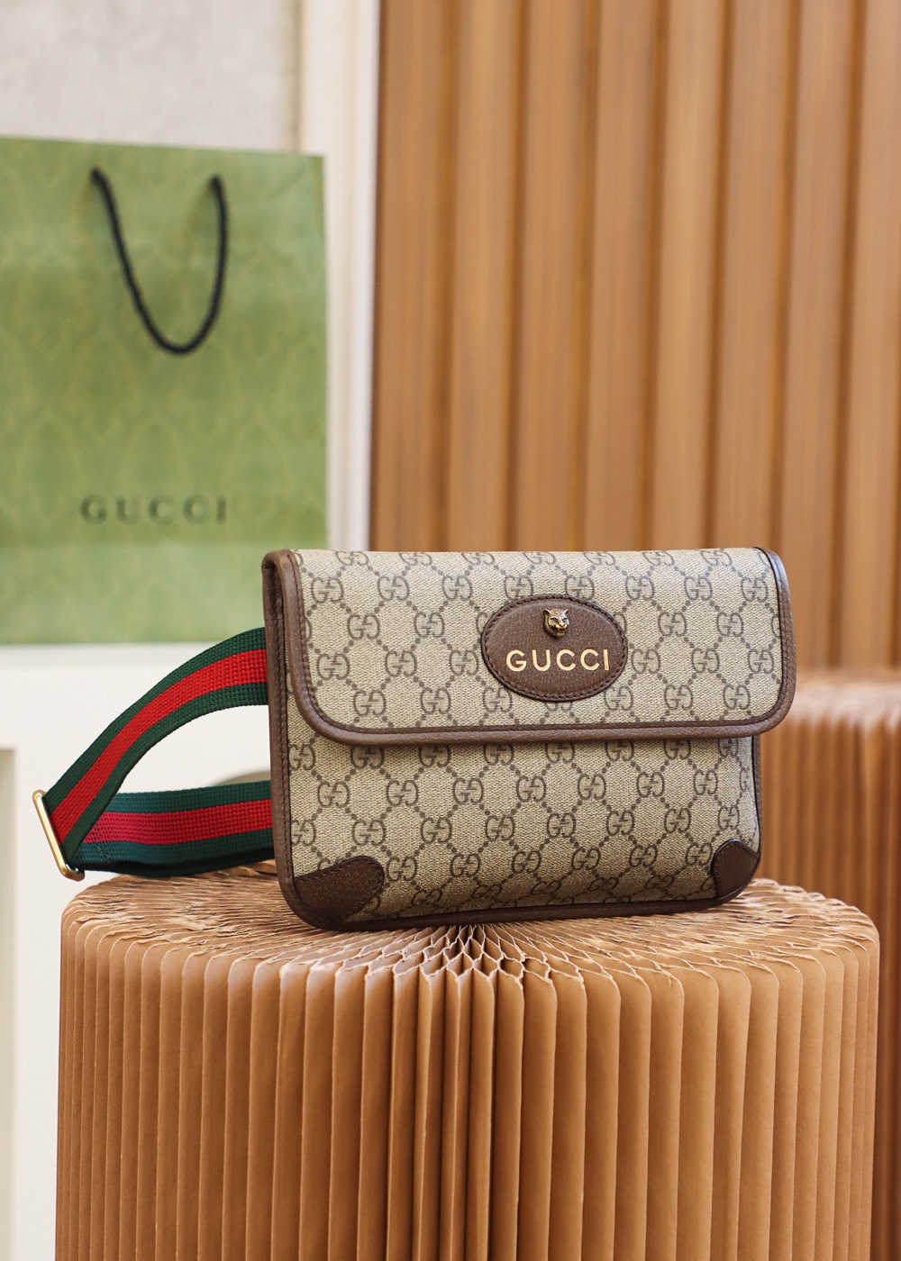 GUCCI 𝐒𝐮𝐩𝐫𝐞𝐦𝐞 #493930#🐯Tiger head pocket
