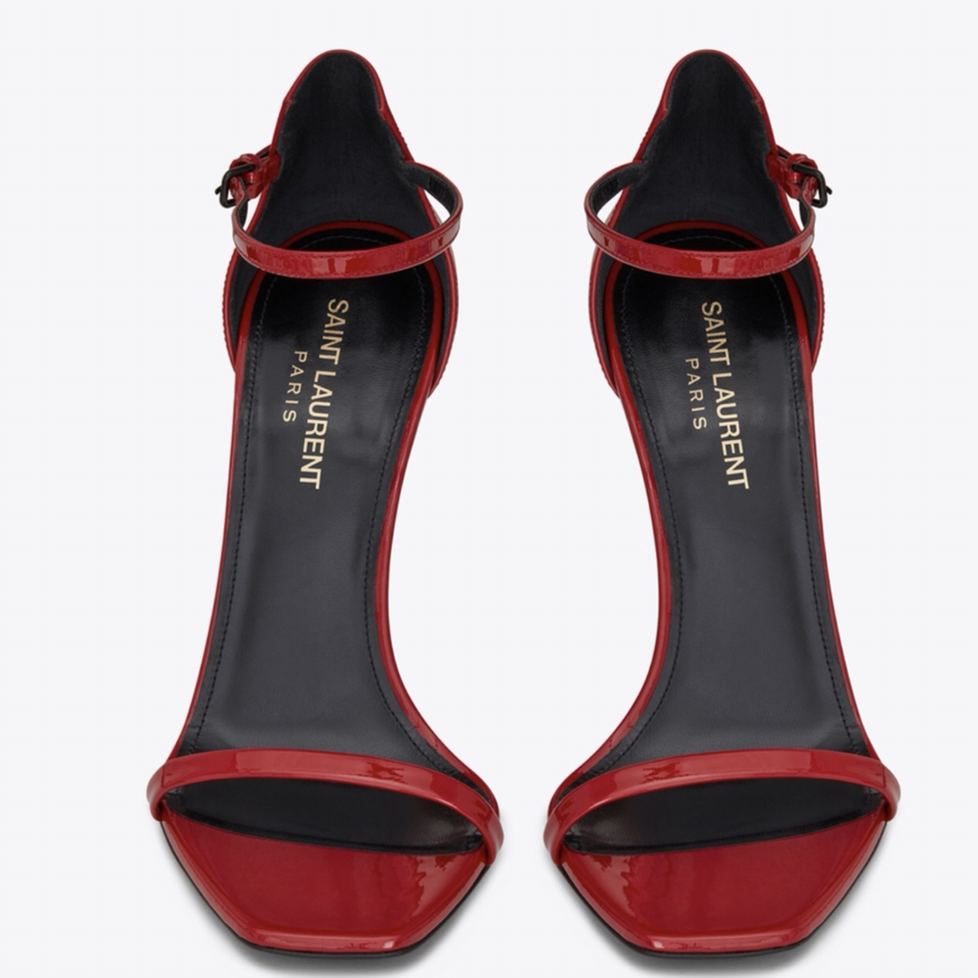 Saint Laurent 2020 newest Opyum sandals high heel sandals original open mold leather outsole