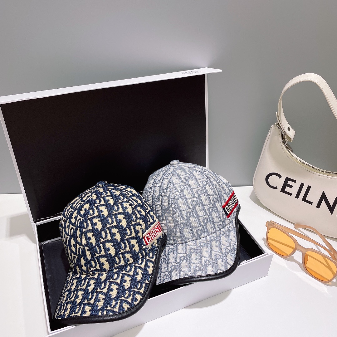 Dior (Dior) new original single embroidery baseball cap