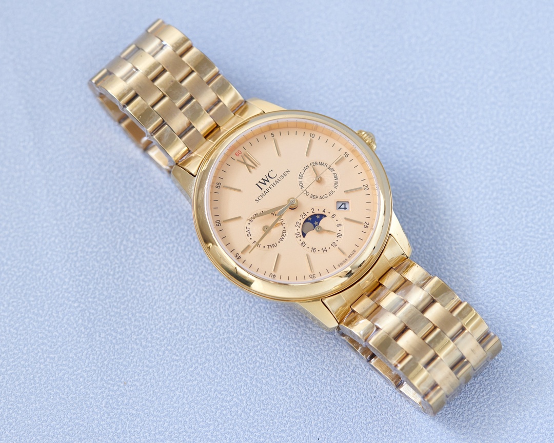 IWC- 9100 multifunctional imported mechanical movement CNC grinding process of the whole case