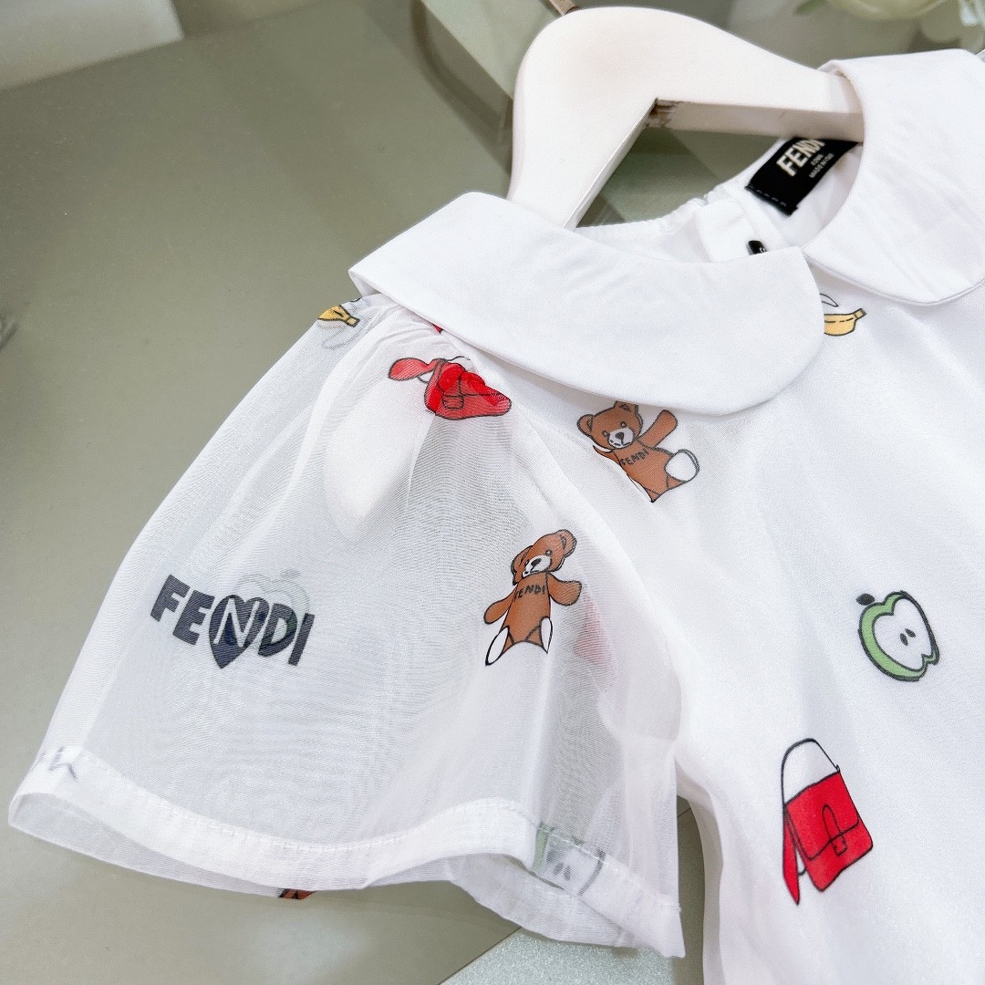 Fendi 2024 new girls skirt suit