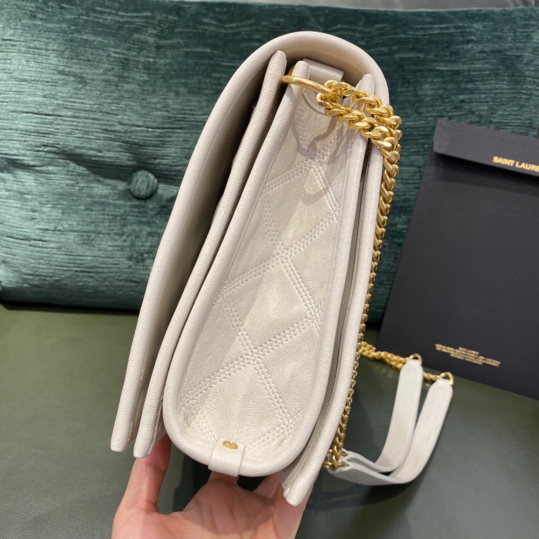 SAINT LAURENT 𝘽𝙀𝘾𝙆𝙔 𝟮𝟳𝙘𝙢 #579607 original leather.JD