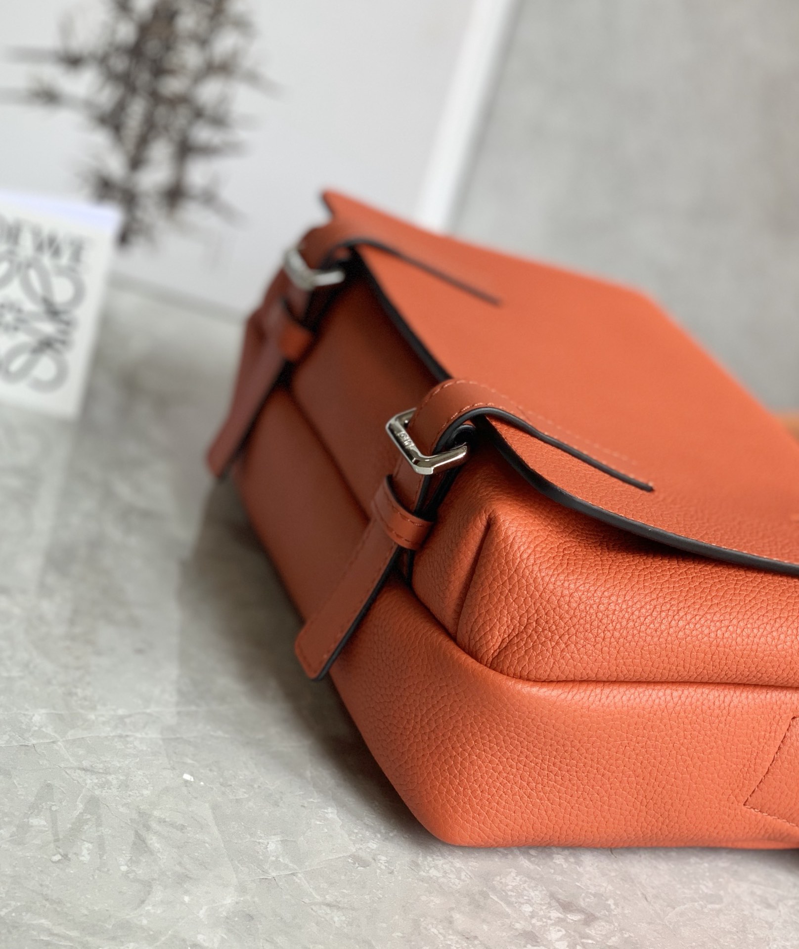 LOEWE latest military messenger bag