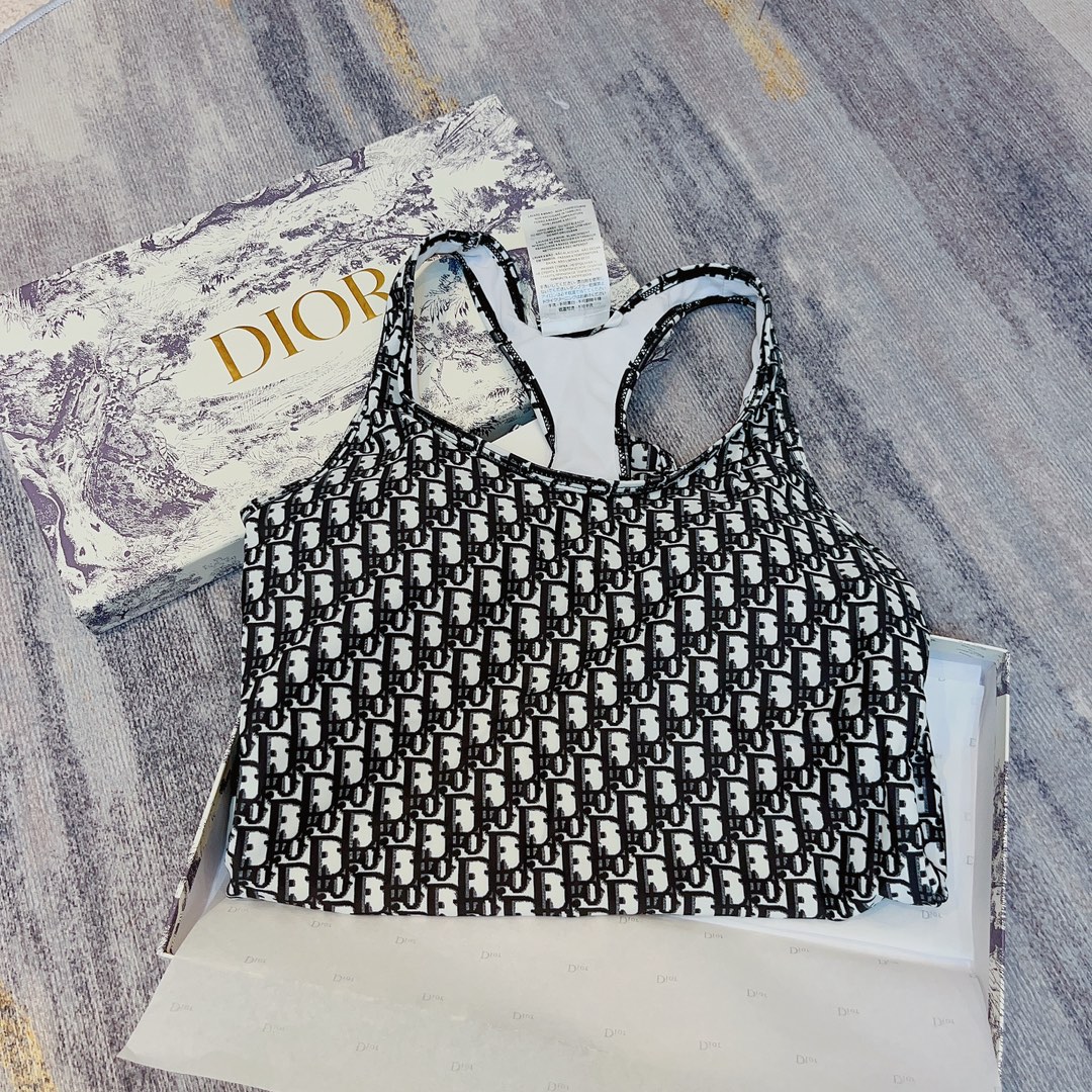 Dior long sleeve one piece swimsuit