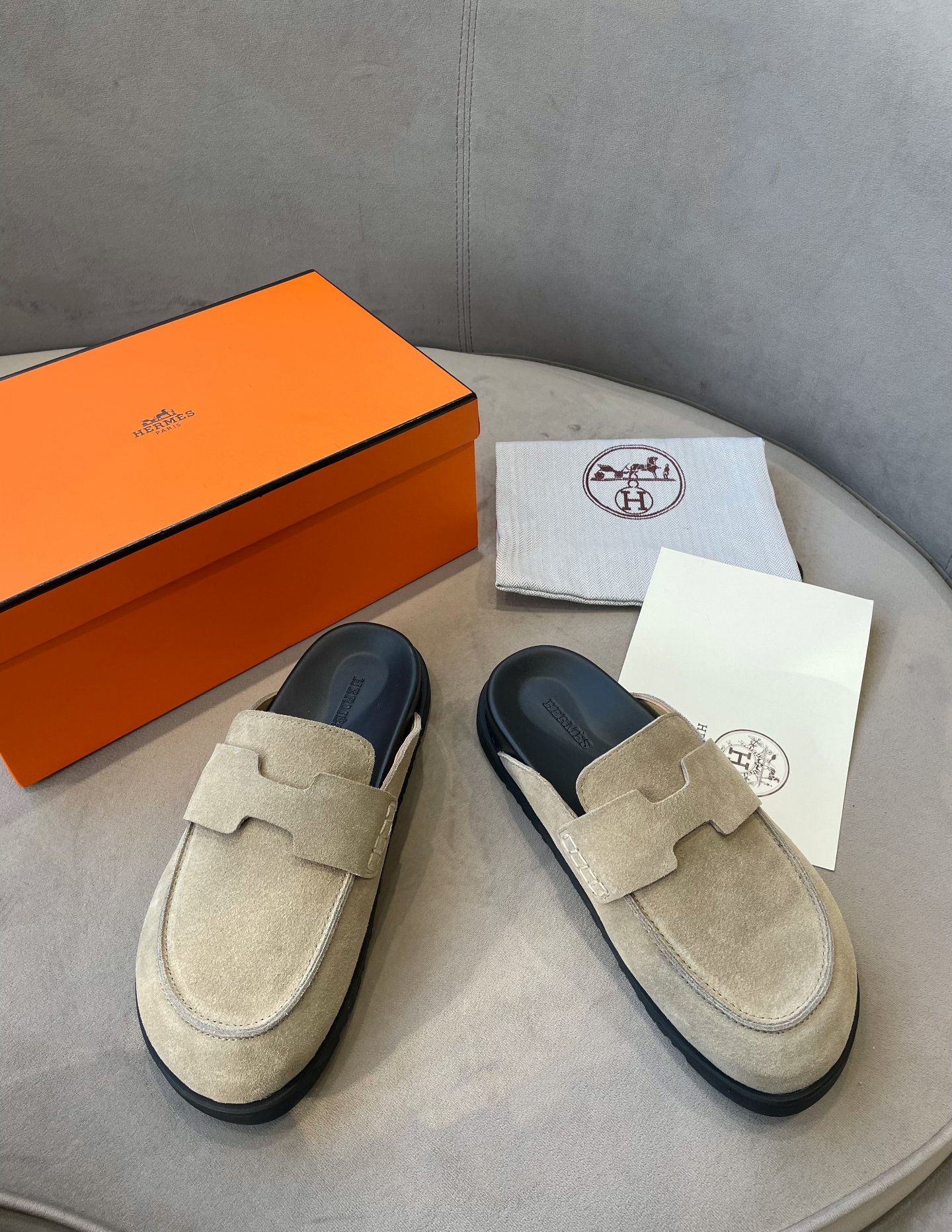 Hermes Birkenstock Mules