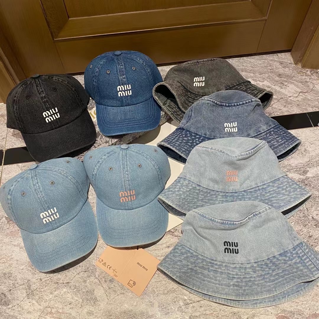 Miu Miu New Denim Baseball Cap
