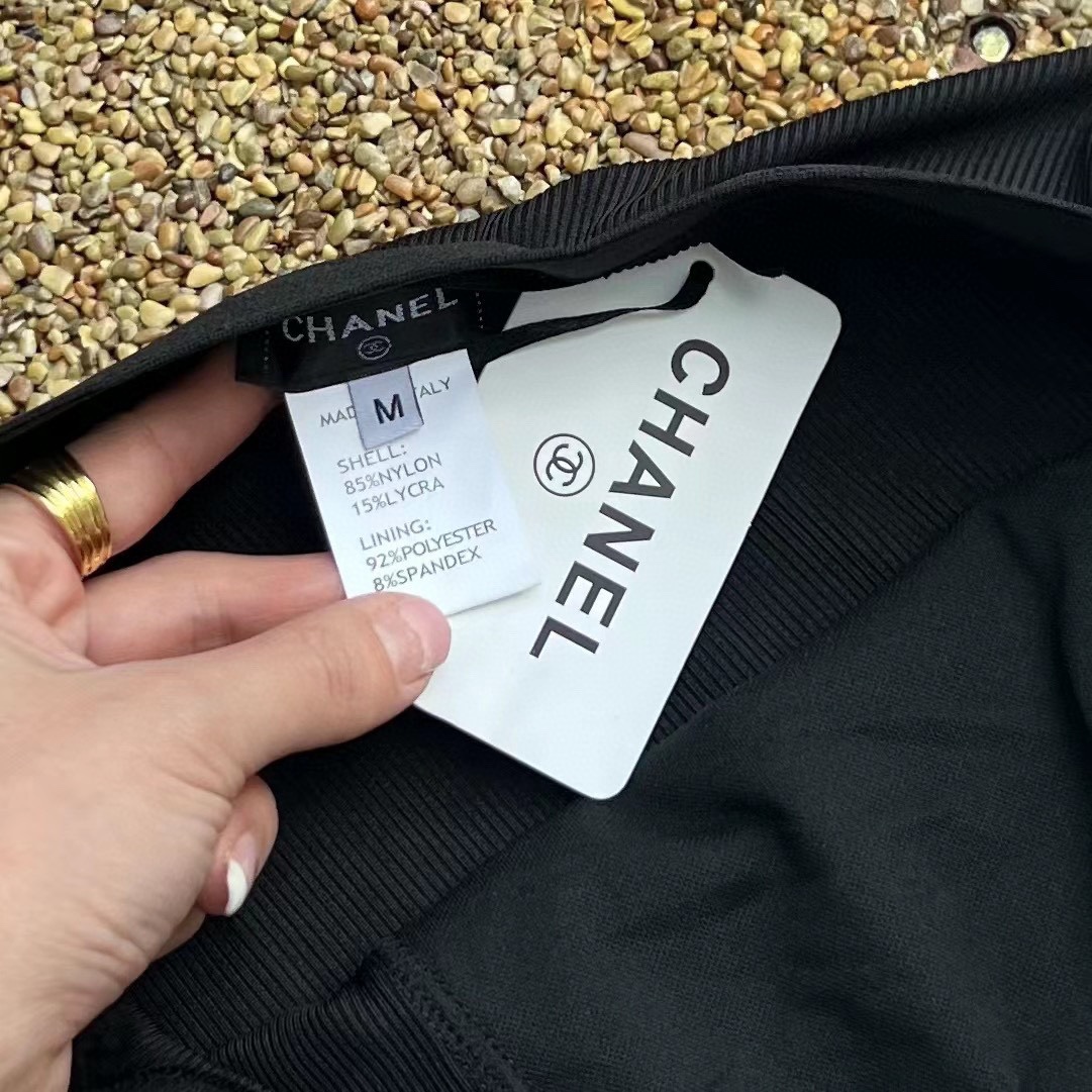 Chanel new split swimsuit