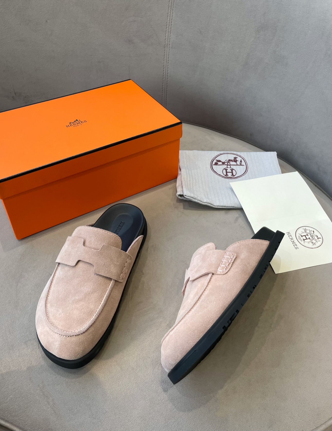 Hermes Birkenstock Mules