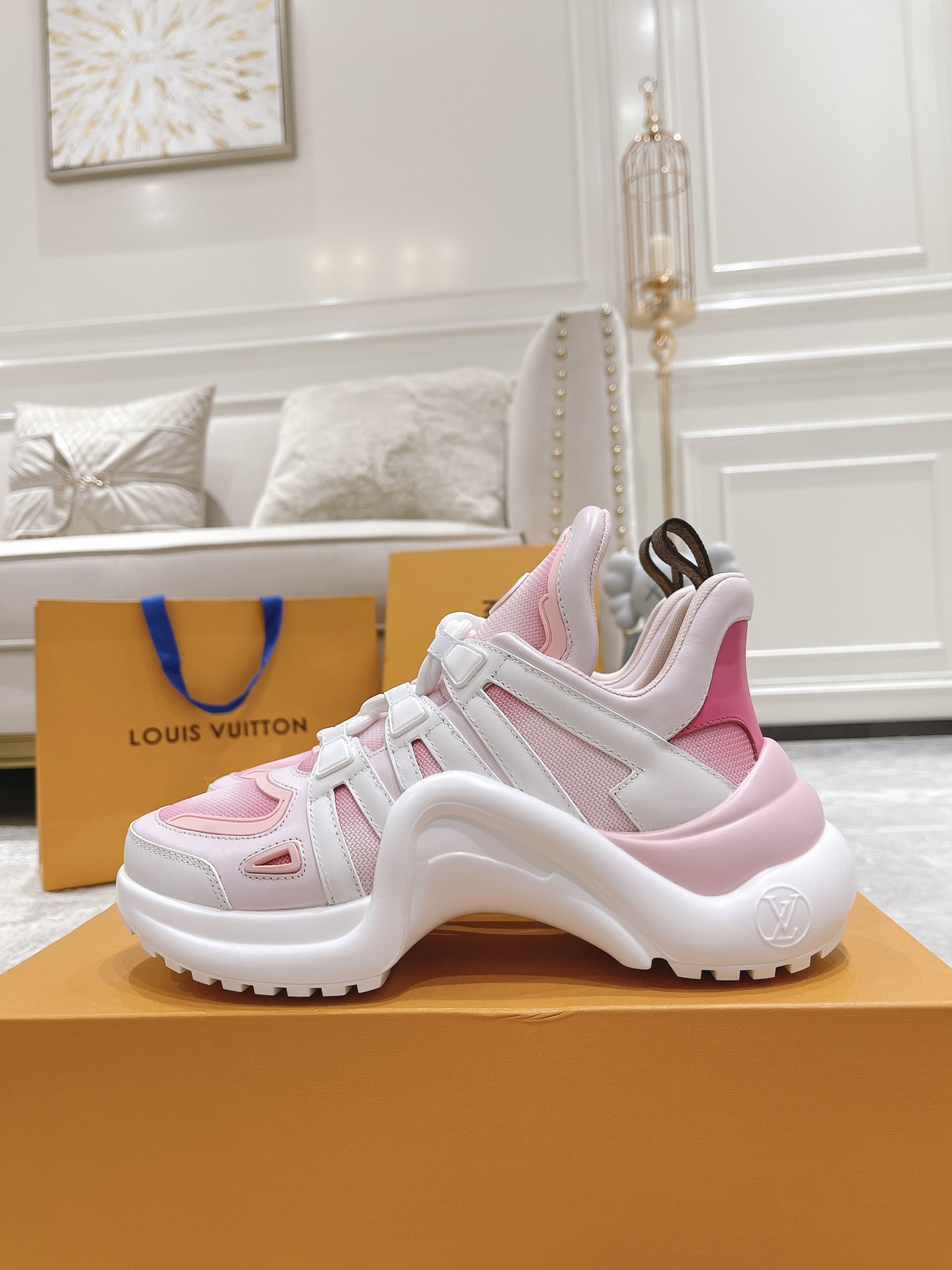 Louis Vuitton Archlight Donkey Brand Louis Vuitton Casual Sports Dad Shoes