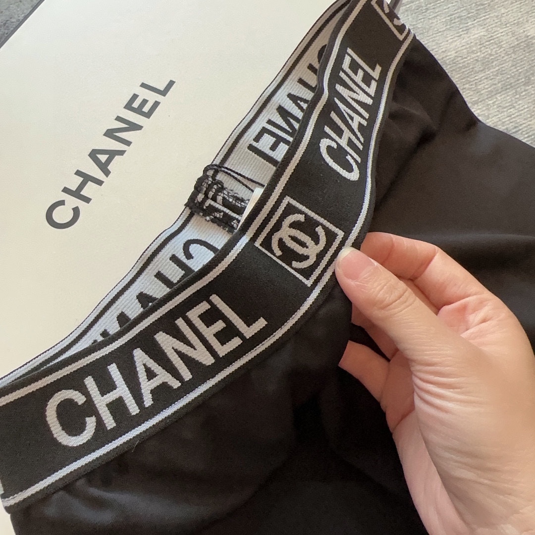 Chanel New High Stretch Fitness Yoga Wear Sports Suit