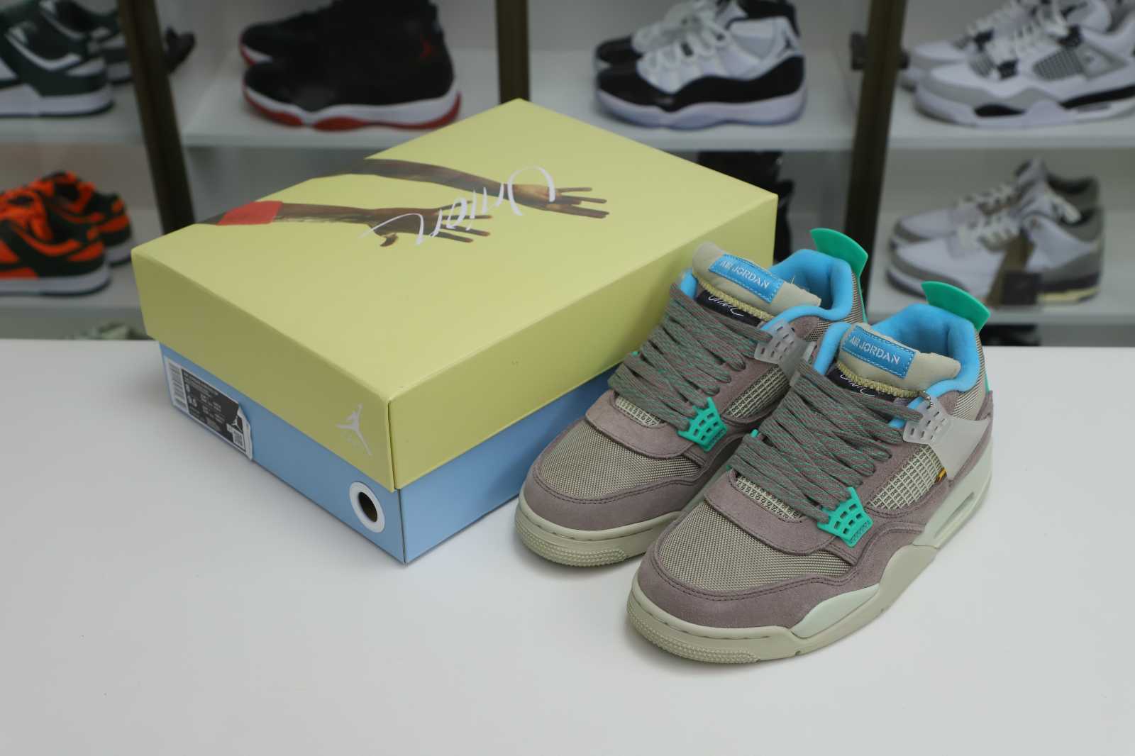 UNION LA X AIR JORDAN 4 RETRO TAUPE HAZE