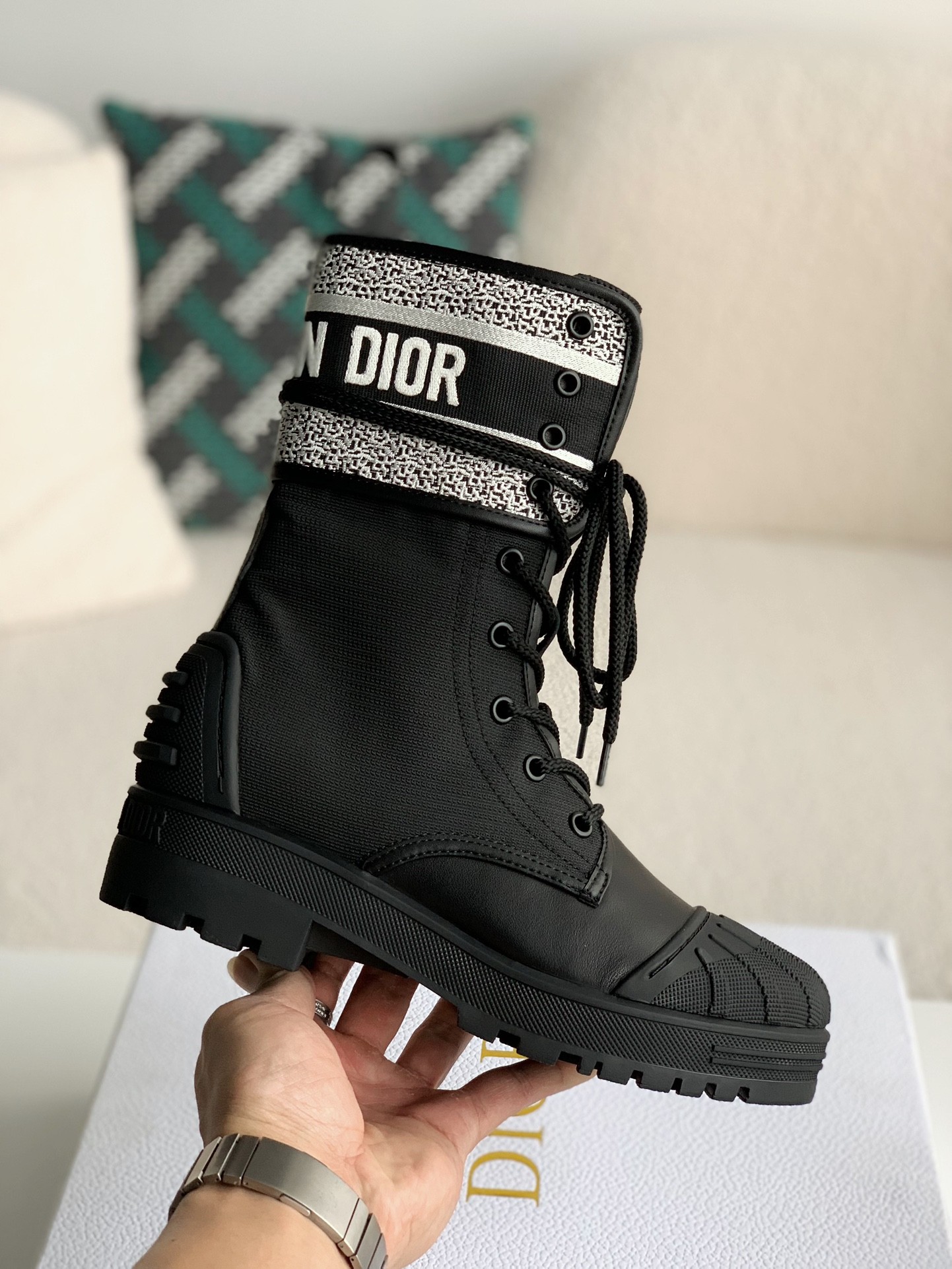 Dior D-Major black women's boots