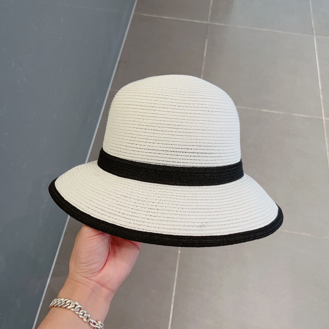 CHANEL straw hat, lady style hat