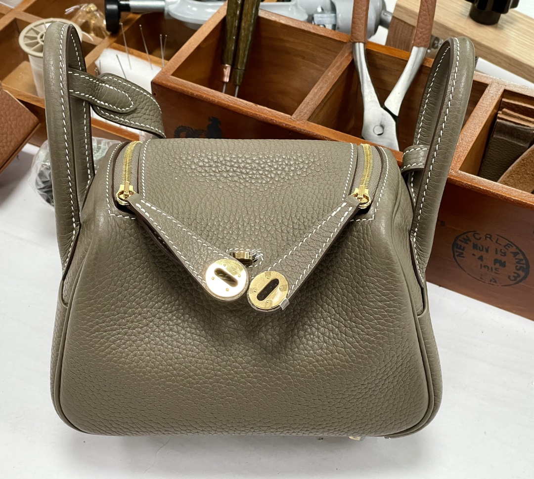 mini lindy Elephant gray original leather