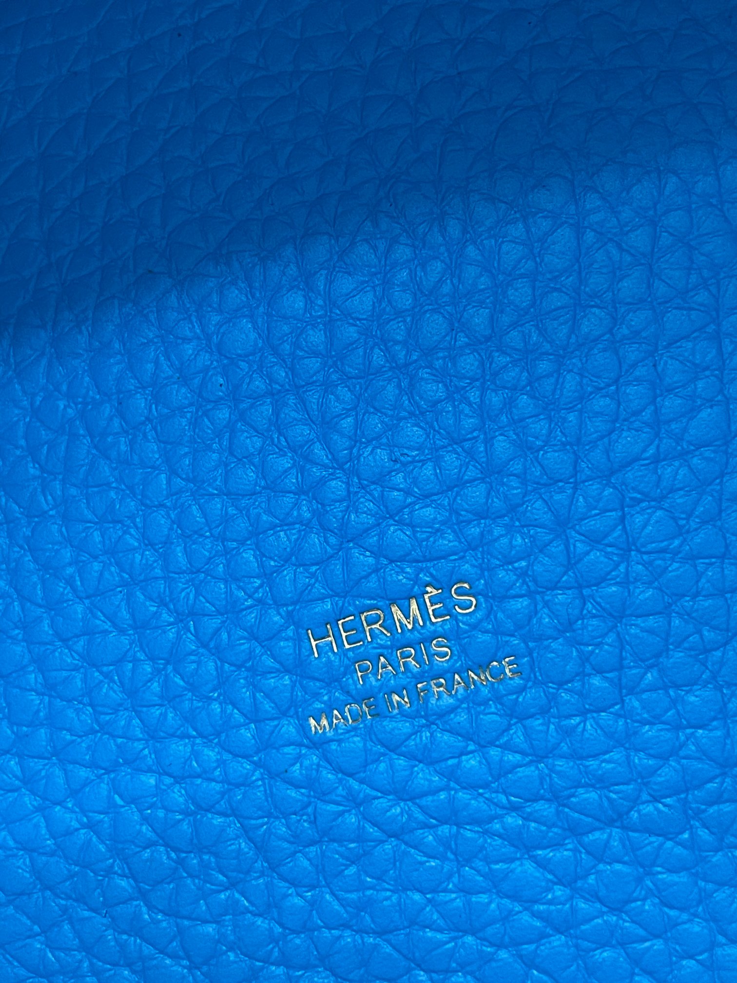 picotin18 Florida blue TC leather gold buckle